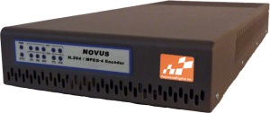 NOVUS H.264 / MPEG-4 Broadcast Encoder Front Picture